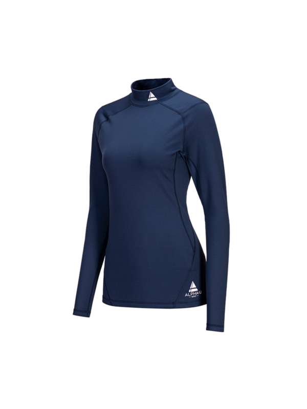 Alpha-U women’s long-sleeved navy base-layer top