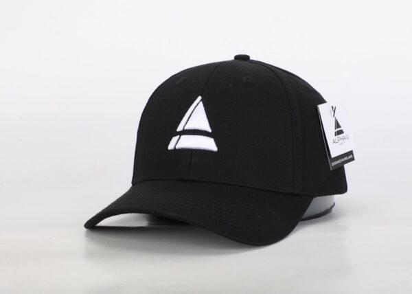 Alpha-U 6 Panel Hat | Jet Black