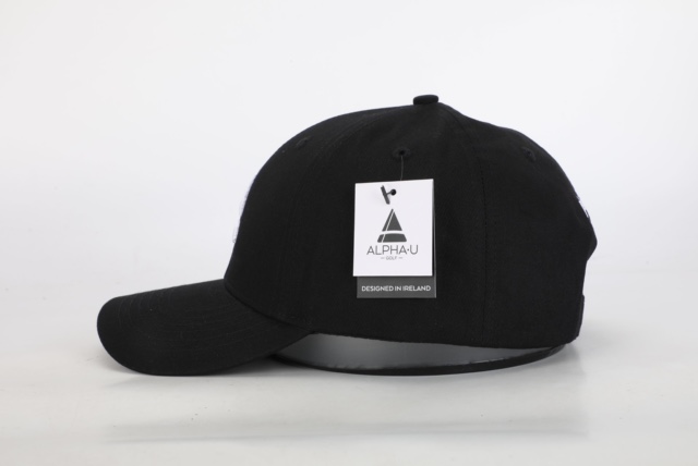 Alpha-U 6 Panel Hat | Jet Black - Image 6