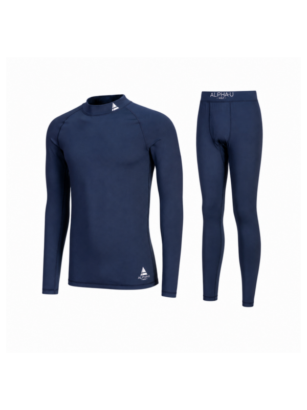 Alpha-U Men’s Base-Layer Set with long-sleeved top and leggings