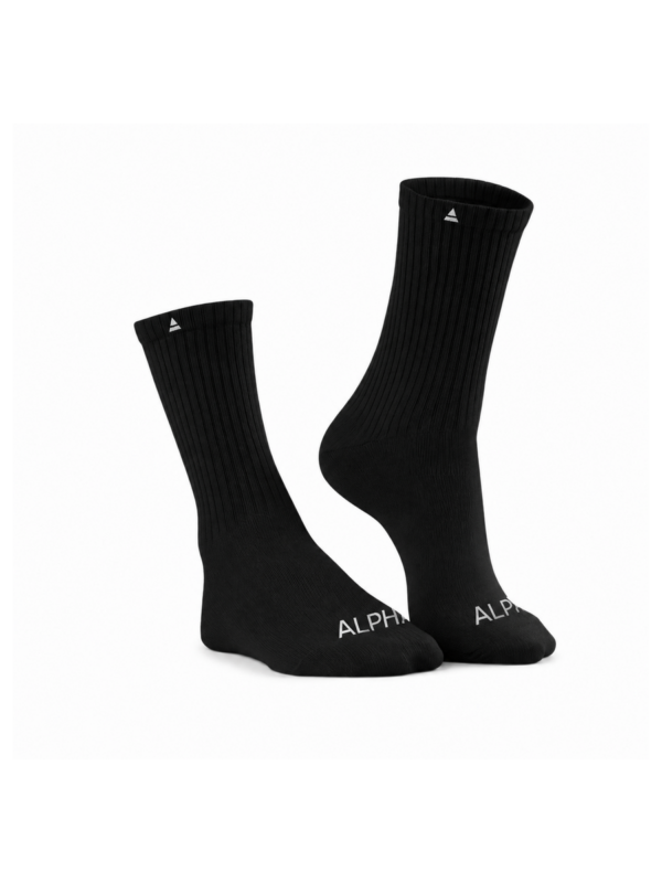 Pair of black Alpha-U Waterproof Performance Socks