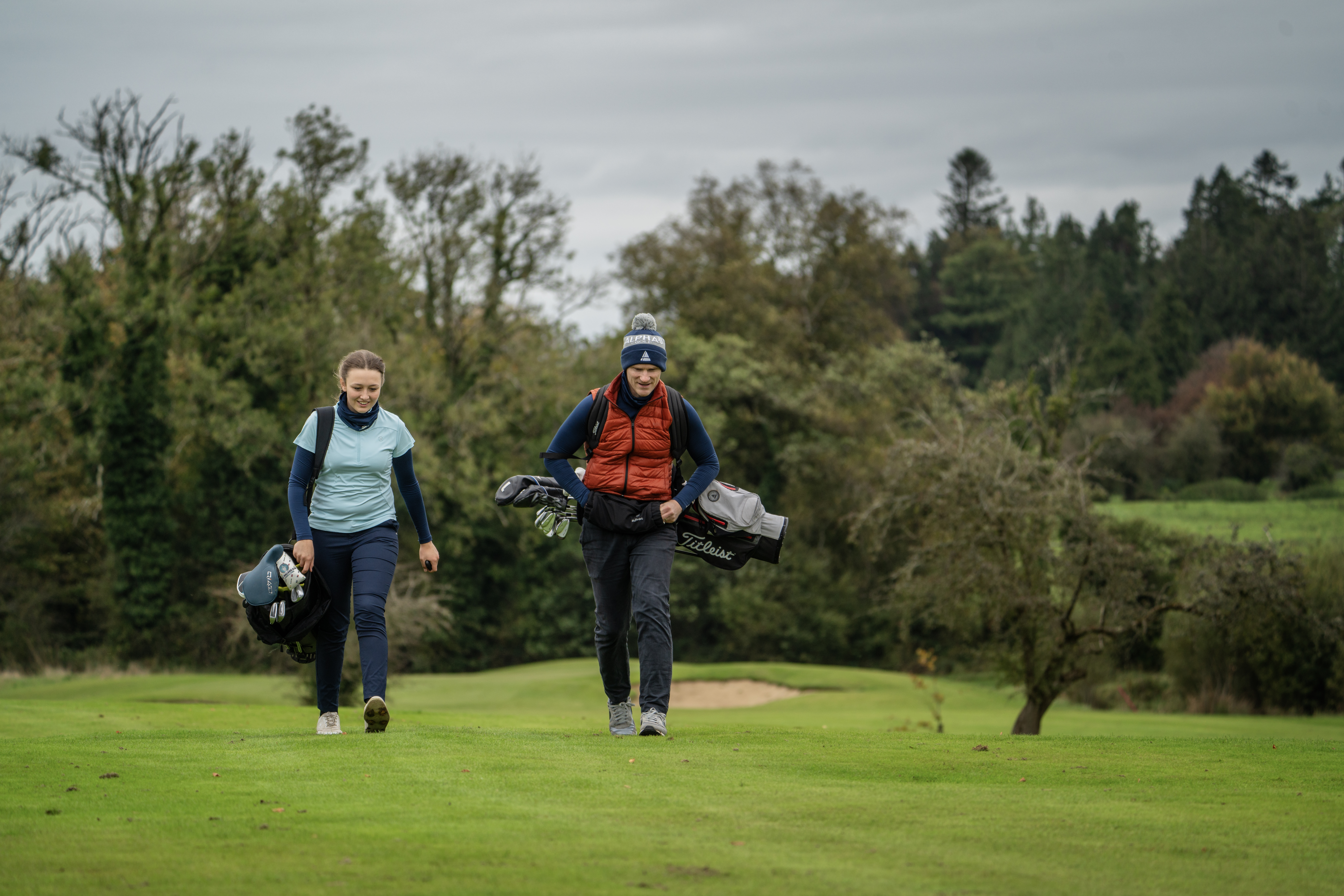 Golf in Irish weather