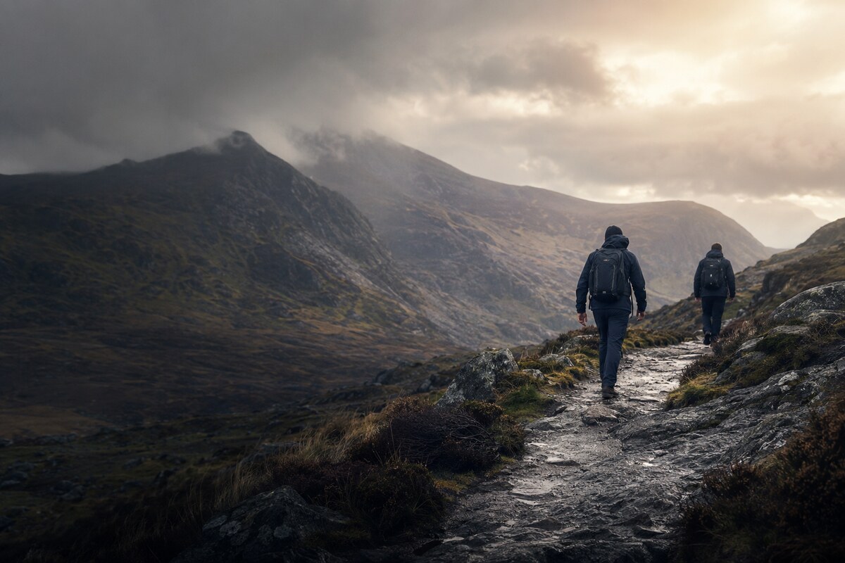 Hiking in Irish weather